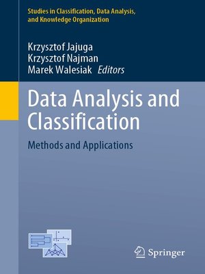 cover image of Data Analysis and Classification